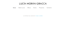 Tablet Screenshot of luciaenazul.com